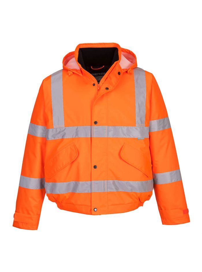 Warnschutz Winter Pilotjacke , 4XL, R, Orange