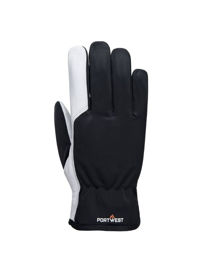 Mechanic 120 Leath Lined Glove, L, R, Grau