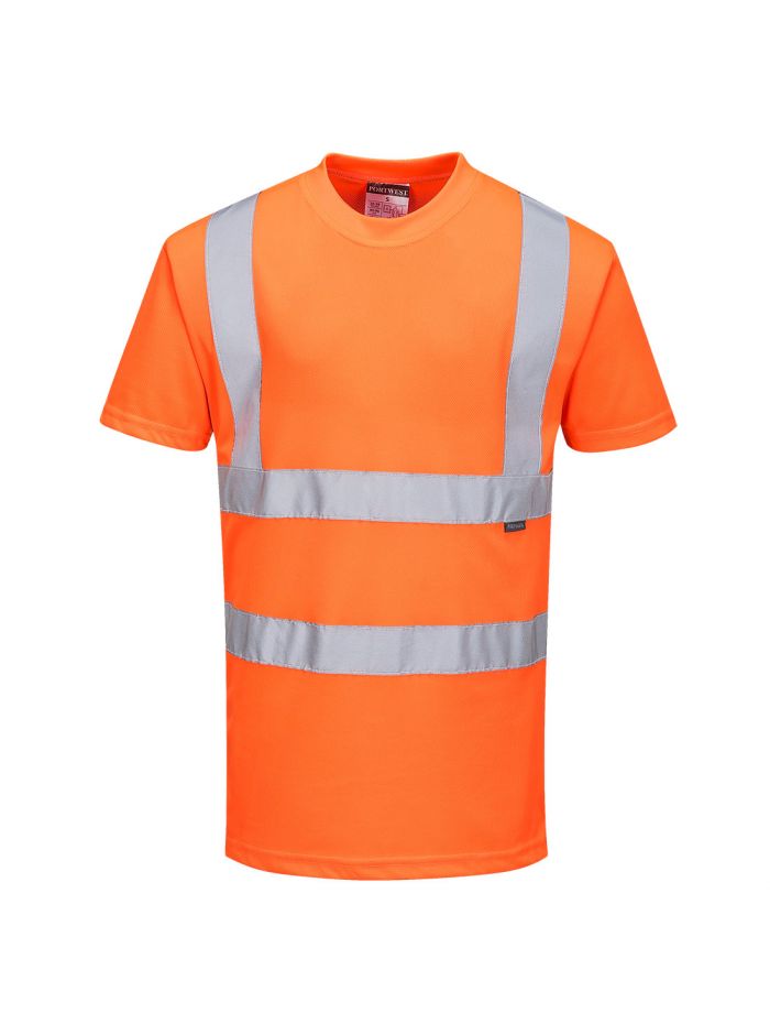 Warnschutz-T-Shirt kurzarm , 4XL, R, Orange