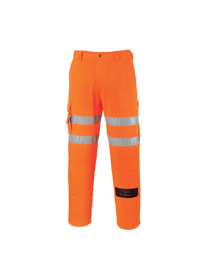 Bahn-Combat-Hose, 4XL, R, Orange