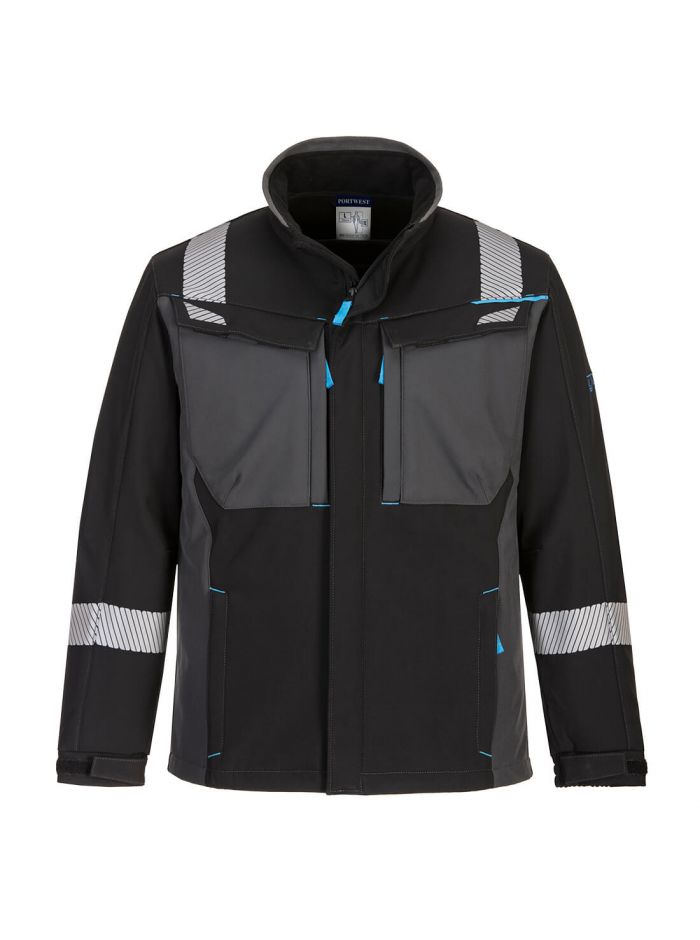 WX3 FR  Softshelljacke, L, R, Schwarz