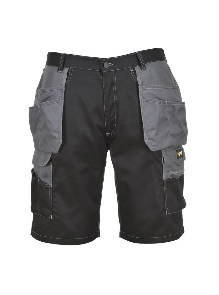 Granite Shorts mit Holstertaschen., L, R, Schwarz/ZoomGrau