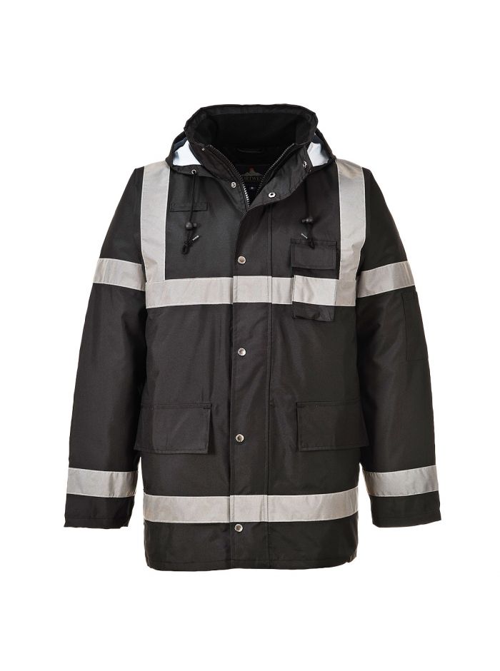 Iona Lite Verkehrsjacke, 4XL, R, Schwarz