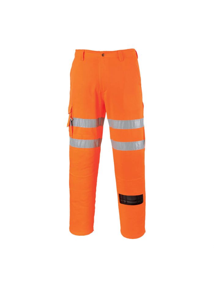 ES1 Essential HV Work Trousers, 28, S, Orange