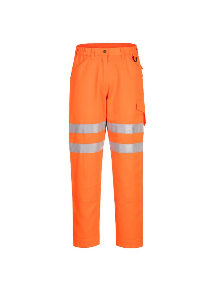 ECO Warnschutz-Arbeitshose, 28, R, Orange