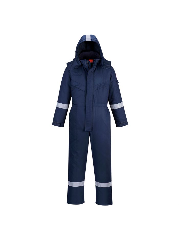 Araflame Insulatex gefütterter Winteroverall, L, R, Marine