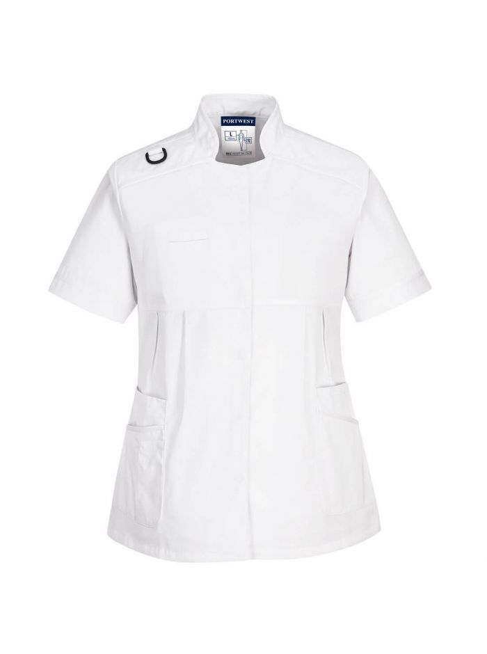 Medizinische Umstandstunika, L, R, Weiss