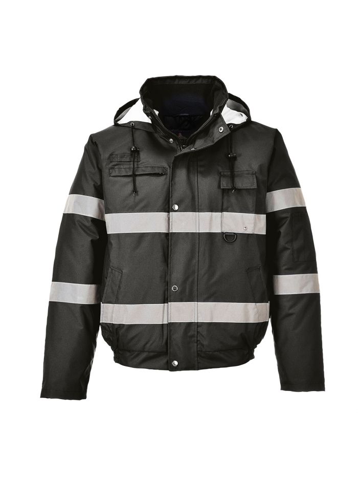 Iona Lite Winter Pilotjacke, L, R, Schwarz