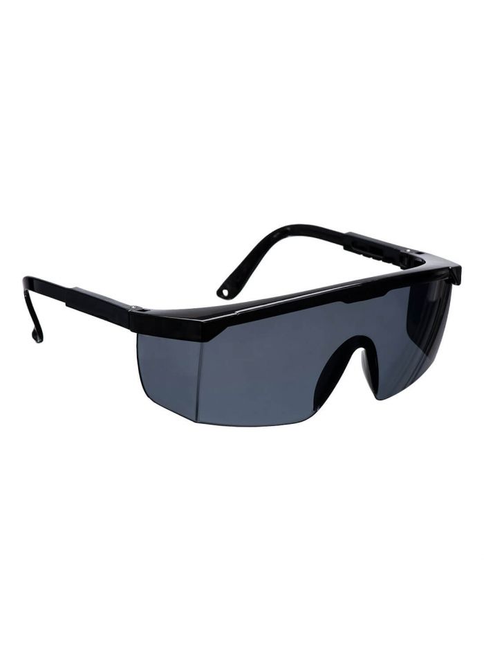 Klassische Schutzbrille, , O, Rauch/Schw/Orang
