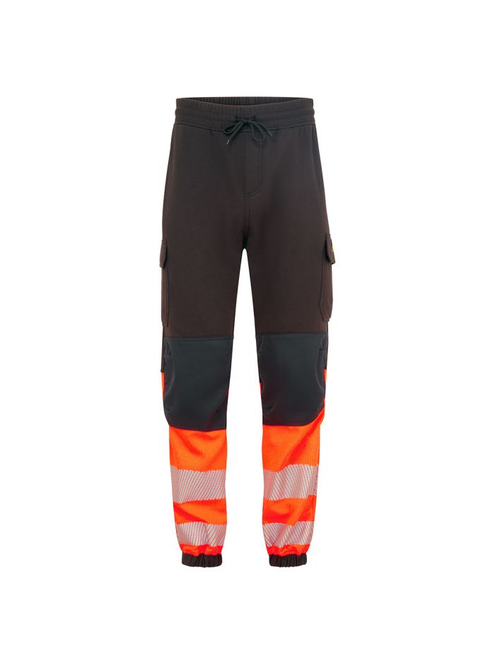 PW3 Modaflame HVO FR Jogger Klasse 1, L, , Schwarz/Orange