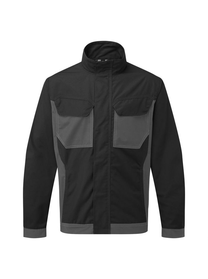 WX3 Arbeitsjacke für Industriewäsche, L, R, Schwarz