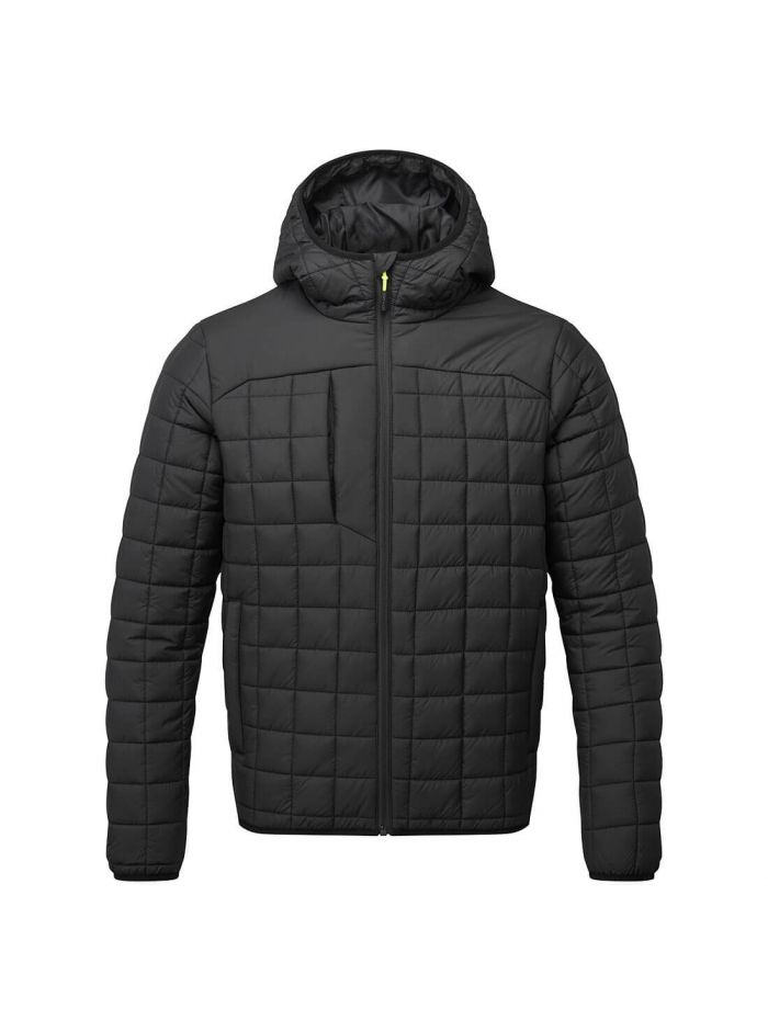 PW3 Steppjacke mit Quadratmuster , L, R, Schwarz