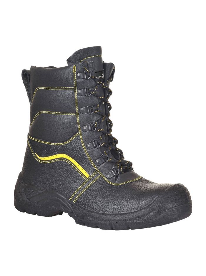 Steelite Fellgefütterter Sicherheitsstiefel S3 CI, 37, R, Schwarz