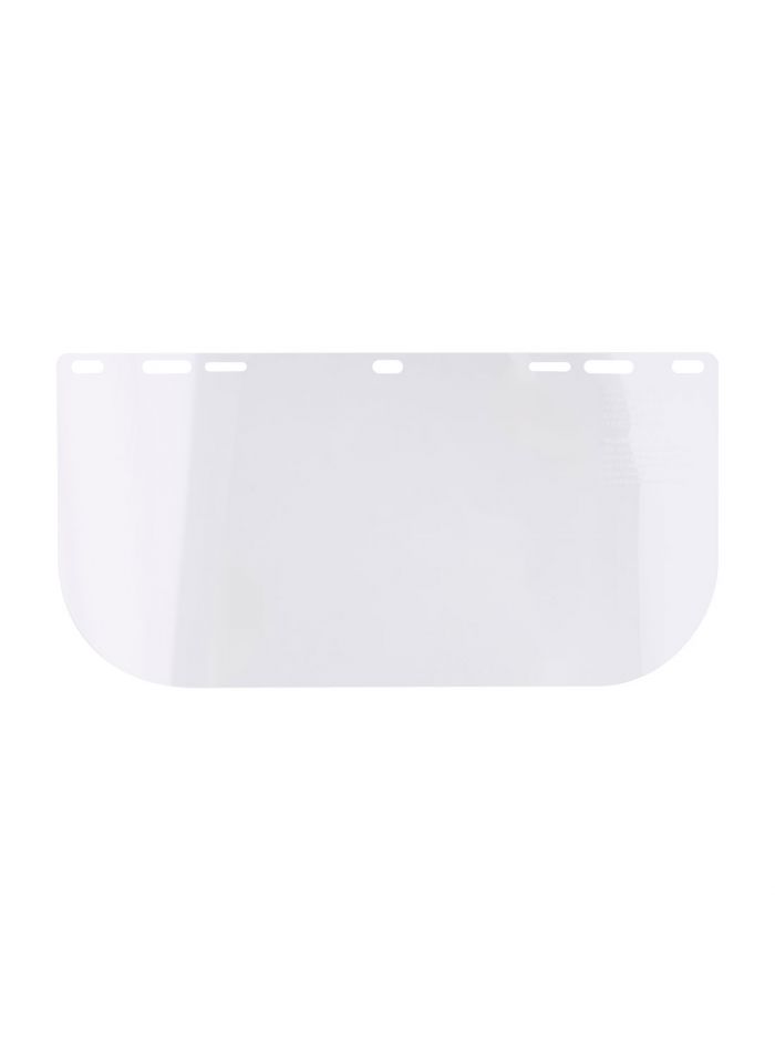PC Clear Flat Visor (Pk 5), , R, Klar