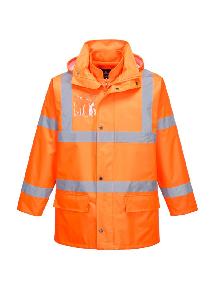 Warnschutz 5-in-1-Jacke Essential , L, R, Orange