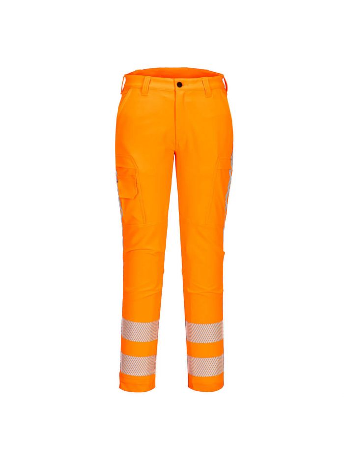 RWS Warnschutz Stretch Arbeitsbundhose, 46E, R, Orange