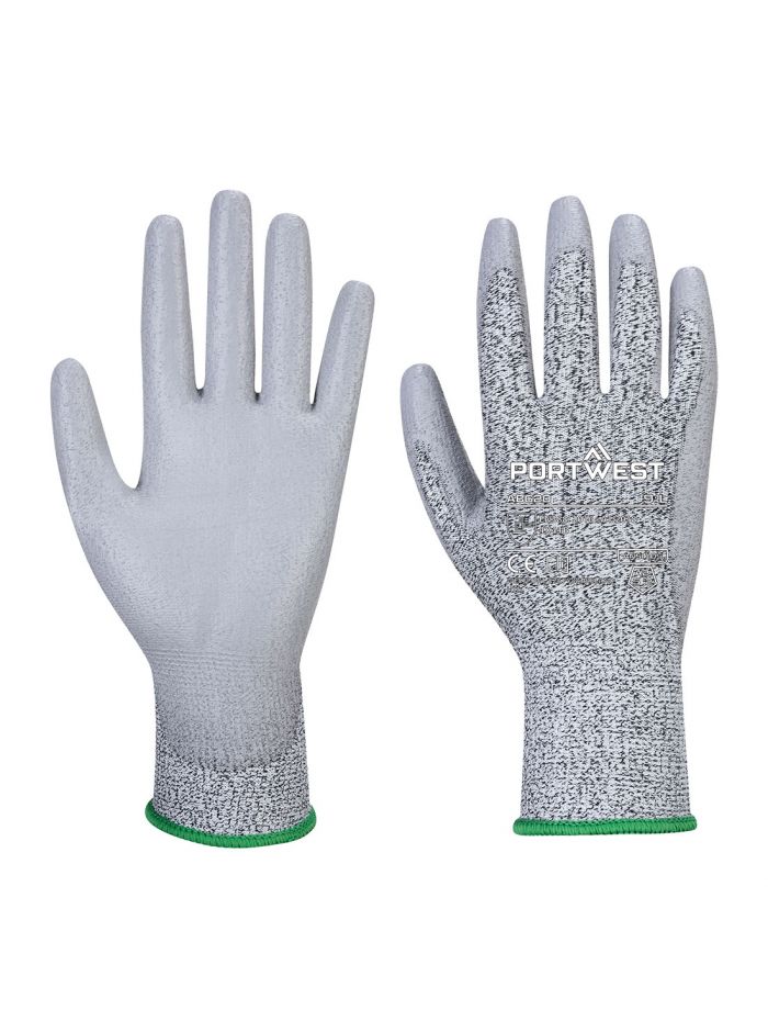 Cut B13 PU Glove (PK12), L, R, Grau