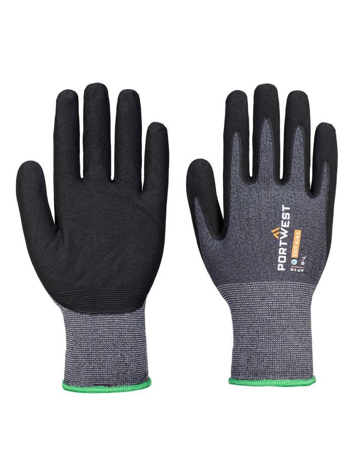 SG Grip15 Eco Nitril-Handschuh (Pk12), L, R, Grau/Schwarz