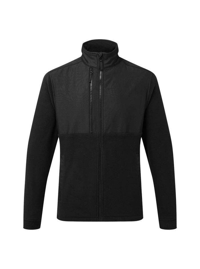 WX2 Eco Fleecejacke, L, R, Schwarz