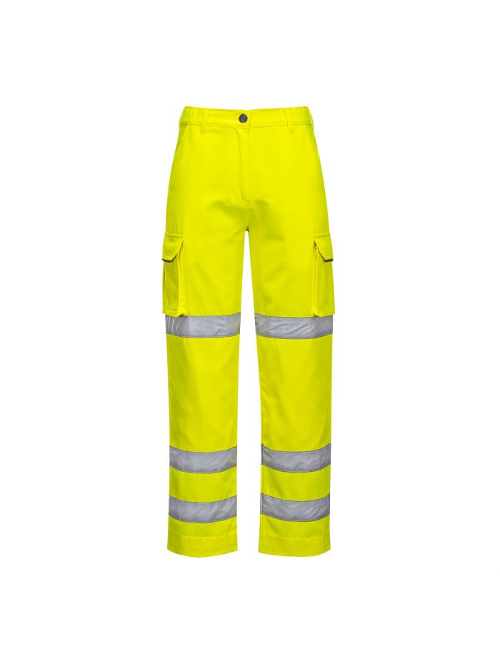 Warnschutz Damen Bundhose, L, R, Gelb