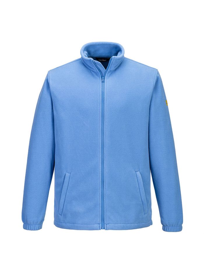 Antistatisches ESD-Fleece, L, R, Schwarzblau