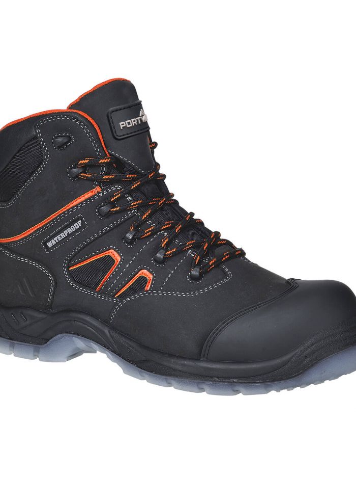 Portwest Compositelite Allwetter Stiefel S3 WR, 38, R, Schwarz