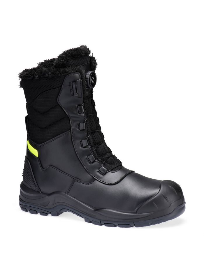 Stahl Leder Winterstiefel S3L SC HRO CI SR, 35, R, Schwarz