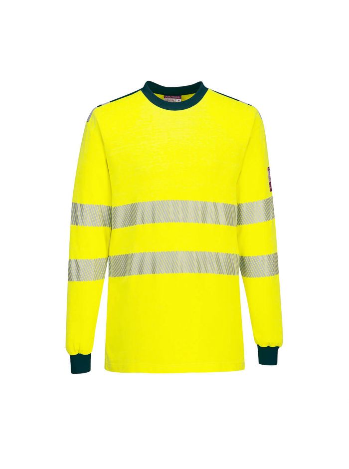 PW3 FR Modaflame Hi-Vis Coverall, L, R, Gelb/Marine