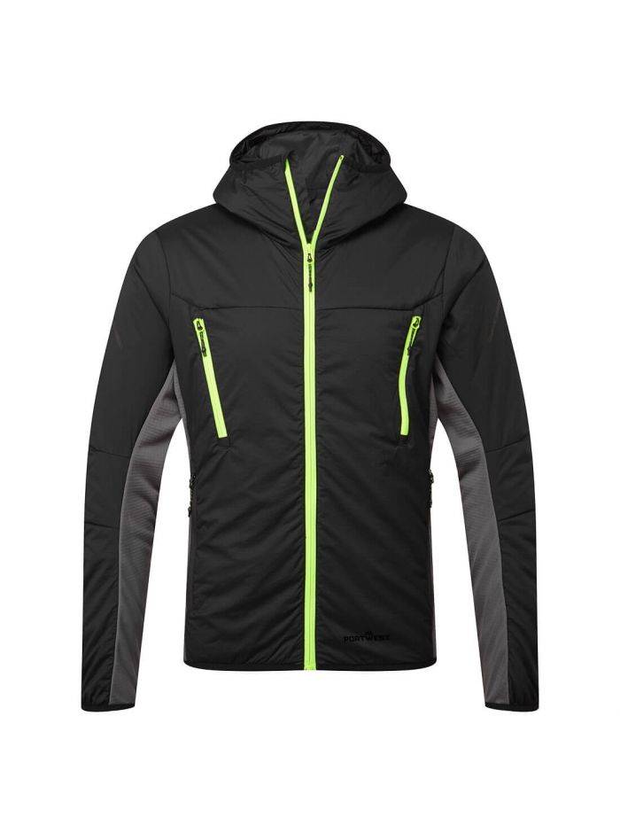 EV4 Isolierende Hybridjacke, L, R, Schwarz