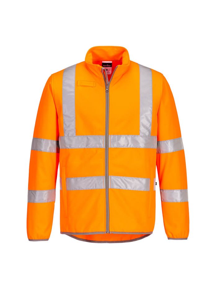 ECO Warnschutz- Softshell-Jacke  (2L), 4XL, R, Orange