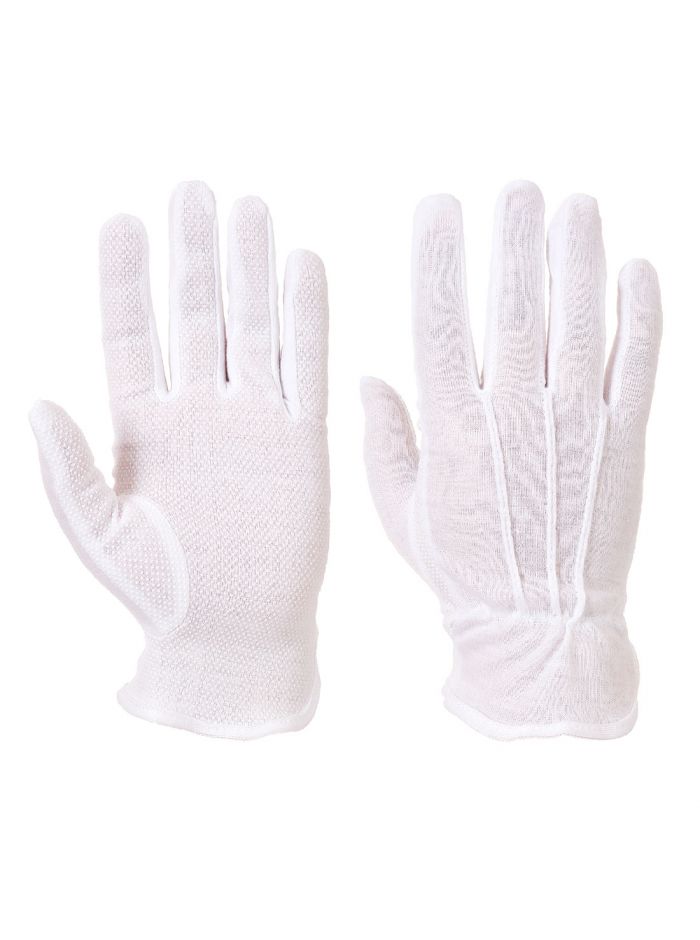 Microdot-Handschuh (600 Paar), L, R, Weiss