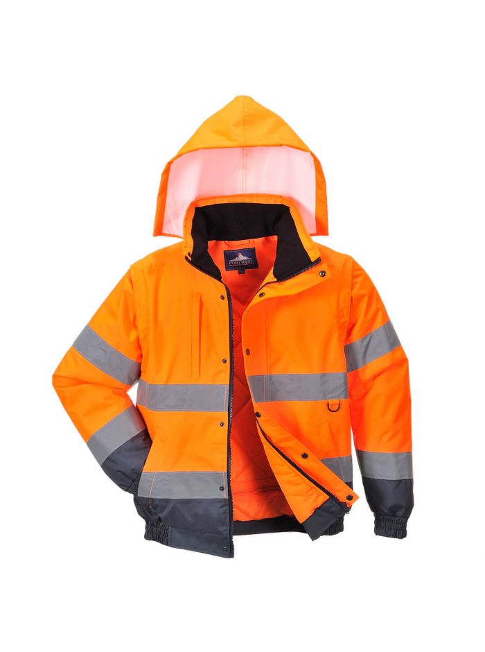 Warnschutz 2-in-1-Pilotjacke, 4XL, R, Orange