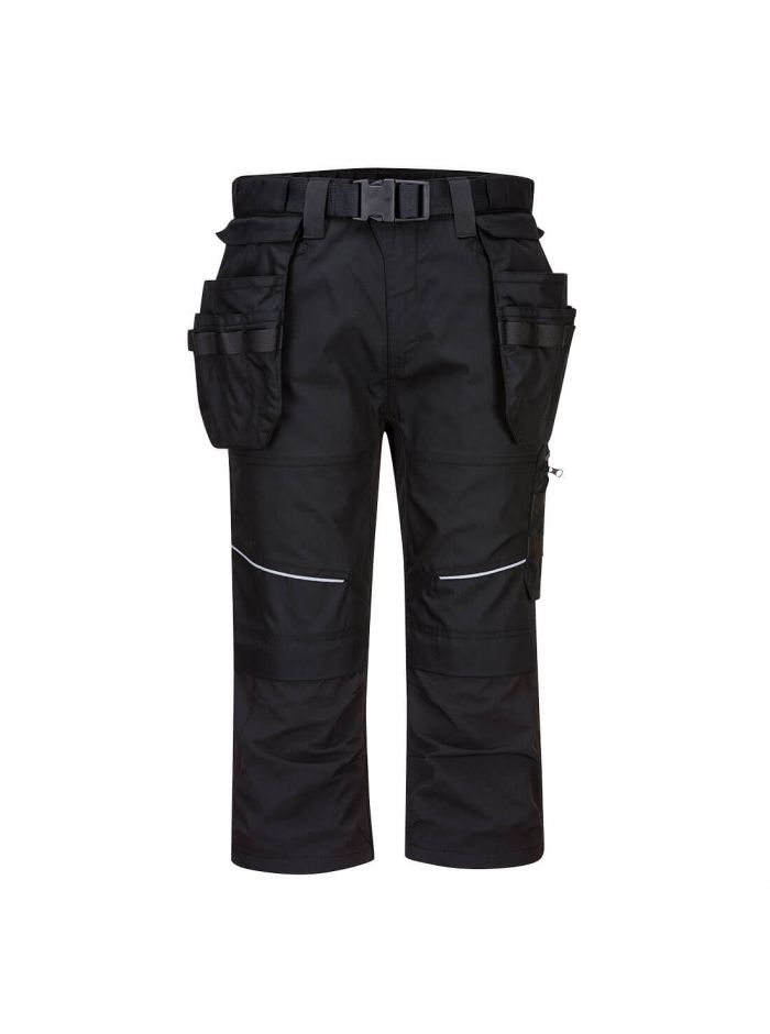 KX3 3/4 BUNDHOSE MIT HOLSTERTASCHEN, 30, R, Schwarz