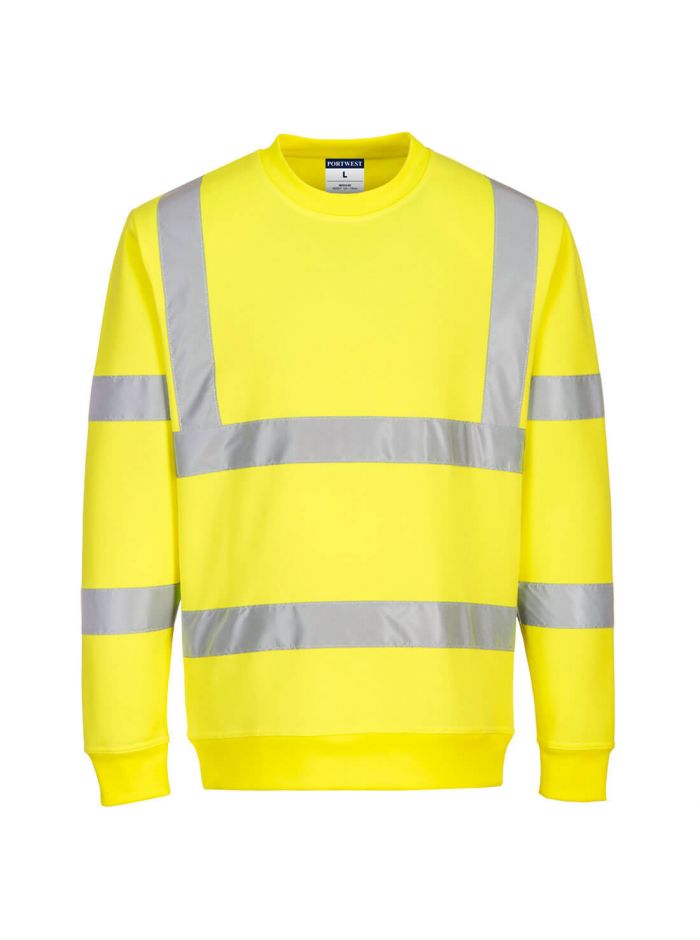 Eco Warnschutz Sweatshirt, 4XL, R, Gelb