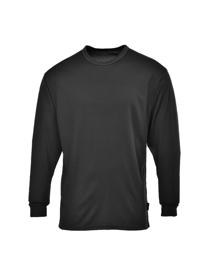 Thermal Baselayer Top, L, R, Schwarz