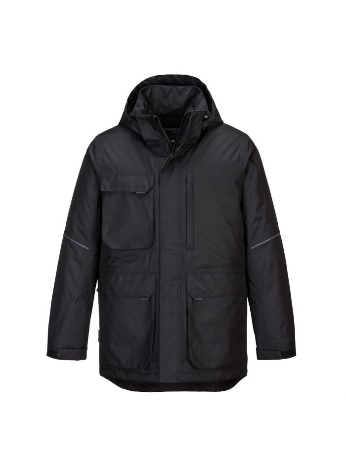 KX3 Parka, L, R, Schwarz