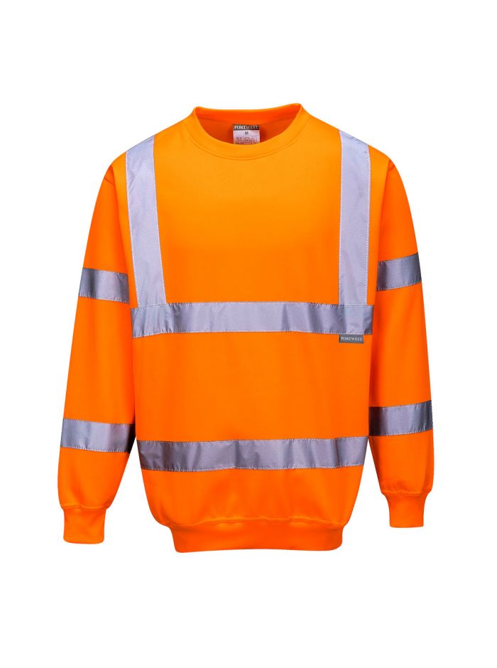 Warnschutz-Sweatshirt, 4XL, R, Orange