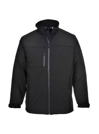 Softshell Jacke (3L), 4XL, R, Schwarz