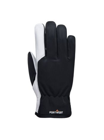 Mechanic 120 Leath Lined Glove, L, R, Grau