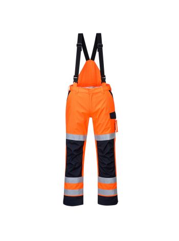 Modaflame Rain Multinorm Hose mit Lichtbogen Schutz, L, R, Orange/Marine