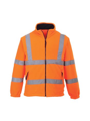 Warnschutz Fleecejacke, 4XL, R, Orange