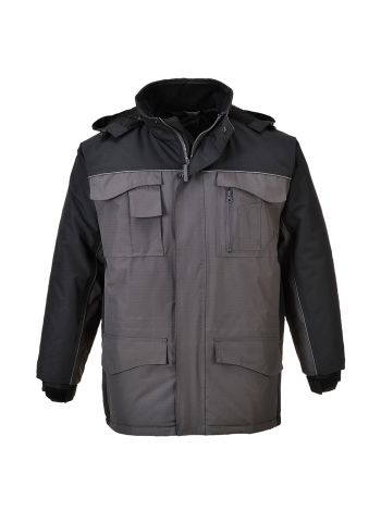 RS Parka, L, R, Schwarz/Grau