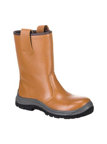 Steelite Rigger Stiefel S1P HRO (ungefüttert), 38, R, Braun