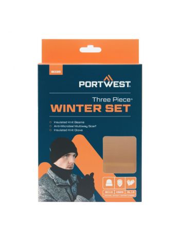 Winter-Accessoires-Set ( 3 Teile), , R, Schwarz