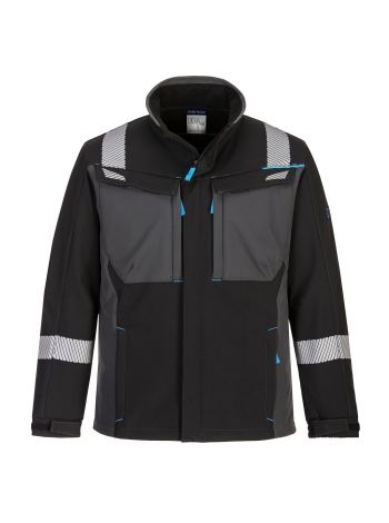 WX3 FR  Softshelljacke, L, R, Schwarz