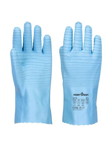 D Chemical B Latex Stulpe, L, U, Blau