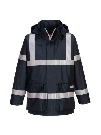 Bizflame Rain Multinorm Jacke antistatisch, L, R, Marine