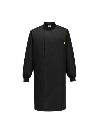 Antistatik ESD Kittel, L, R, Schwarz