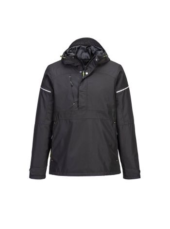 PW3 Schlupf Regenjacke, L, R, Schwarz