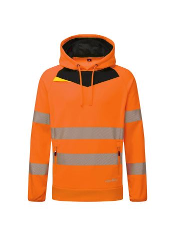 DX4 Warnschutz-Hoodie, 4XL, R, Orange/Schwarz